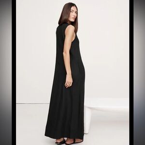 Banana Republic Classic Black Cotton Dress XL